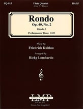 Rondo Op. 40, #2 Flute Quartet cover